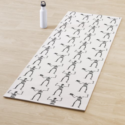 Halloween Skeletons Trick Or Treat Boo Yoga Mat