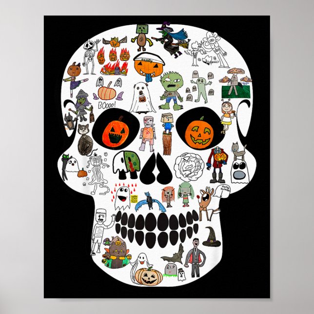 Halloween Skull 2025  Poster (Front)