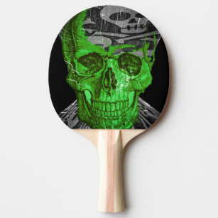 skull ping pong paddle