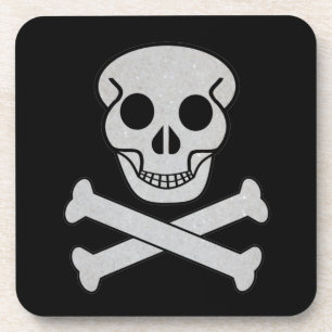 Halloween Skull and Bones Coasters