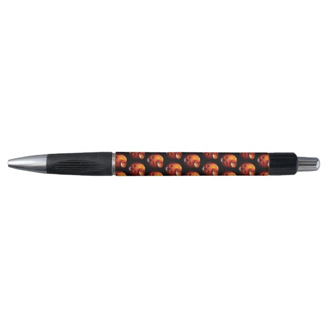 Halloween Skull and Pumpkin   Pen (Front)