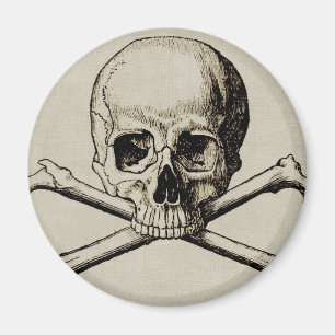 Halloween Skull Bone Magnet