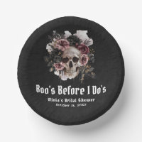 Halloween Skull Boo's Before I Do's Bridal Shower