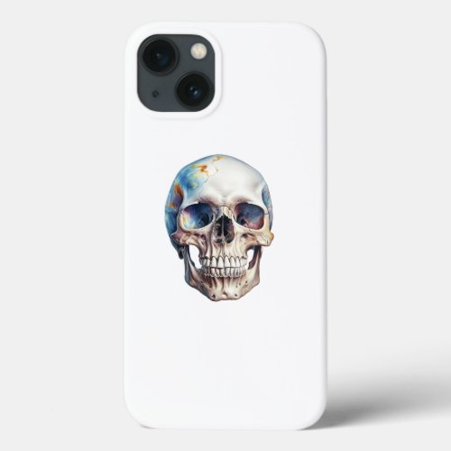 halloween skull iPhone 13 case