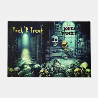 Halloween Skull Cellar Doormat
