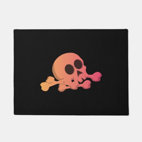 Halloween Skull        Doormat