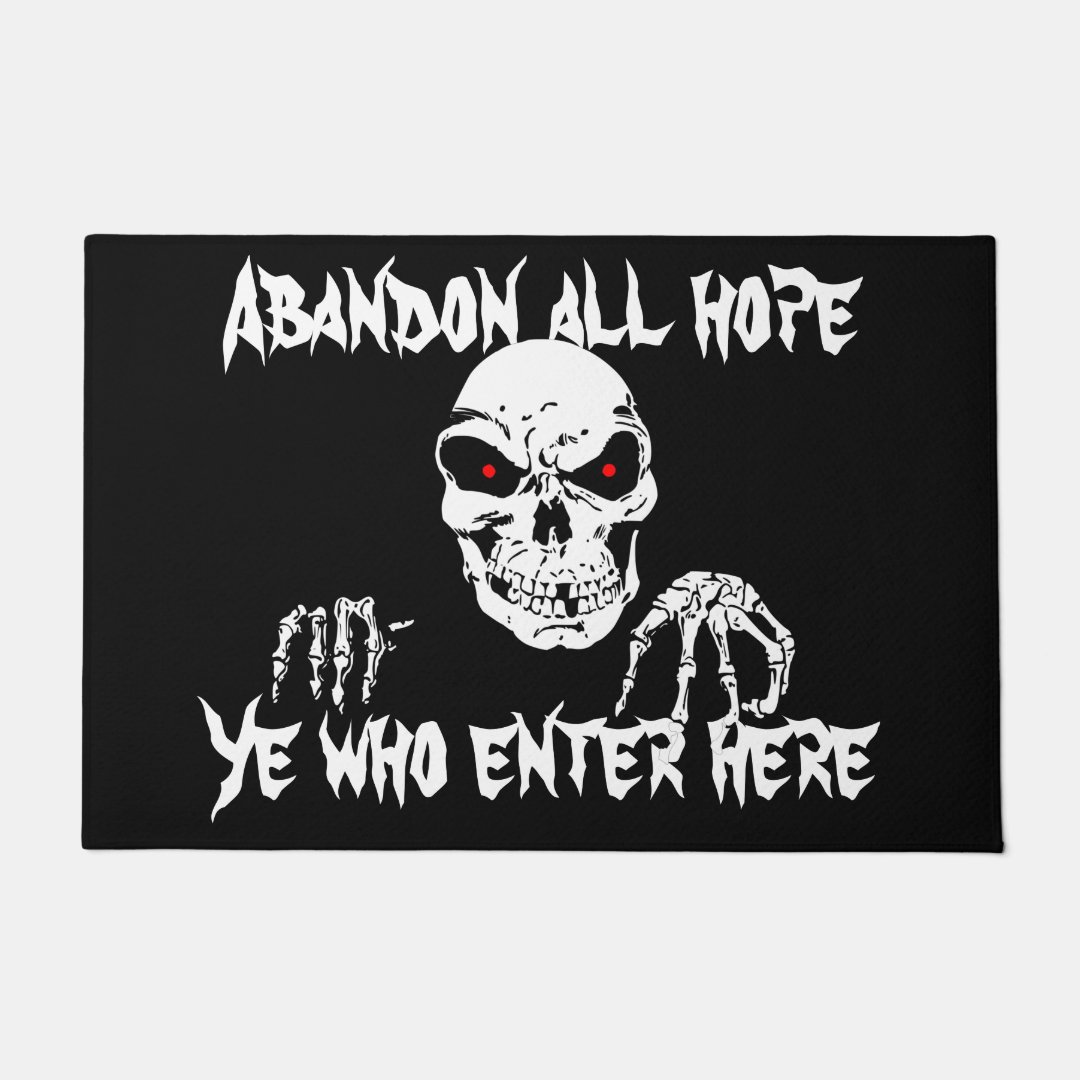 Halloween Skull Doormat | Zazzle