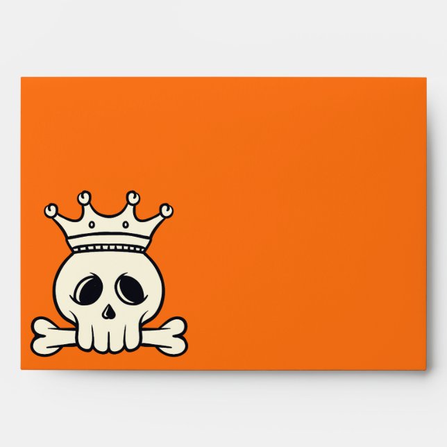 Halloween Skull Envelope (Front)