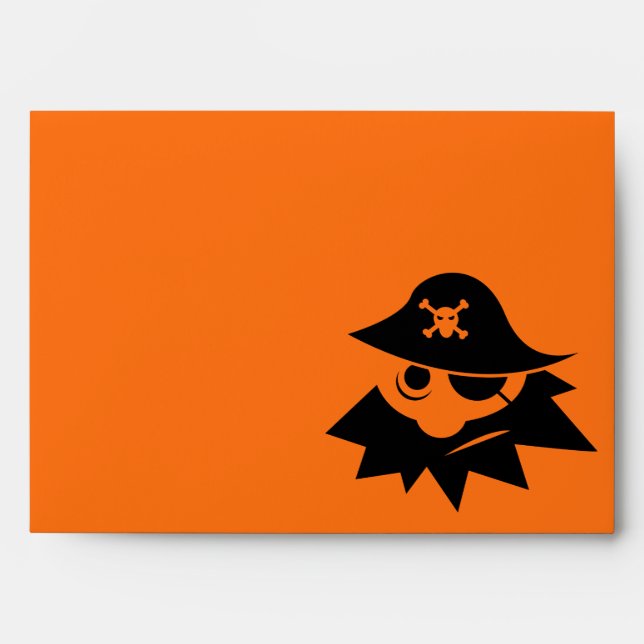 Halloween Skull Envelope (Front)