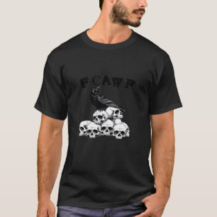 Halloween Skull. F Caw F Vintage Graphic T-Shirt
