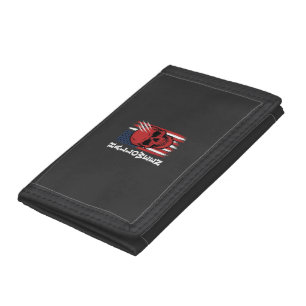 Halloween Skull Flag Vector Design_1 Tri-fold Wallet