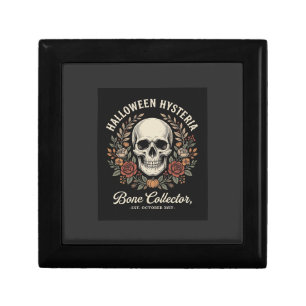 Halloween Skull Floral Bone Collector Design_1 Gift Box