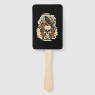 Halloween Skull Hand Fan