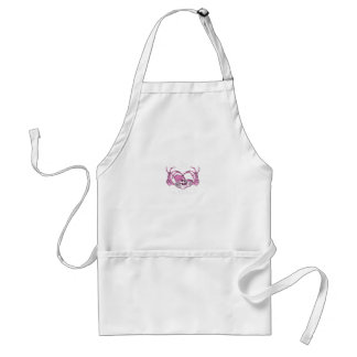 Halloween Skull Heart Hands Skeleton Beanie Design Adult Apron