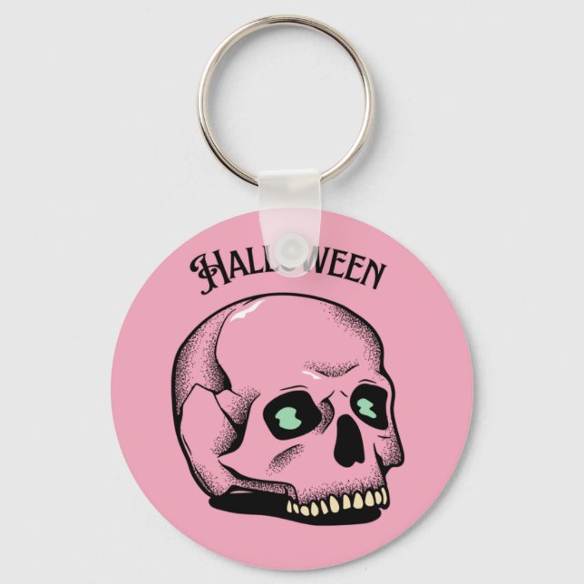 Halloween Skull  Keychain (Front)