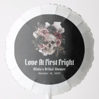 Halloween Skull Love At First Fright Bridal Shower
