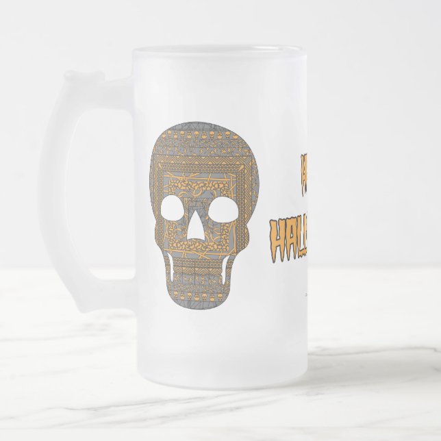 Halloween Skull Mug (Left)