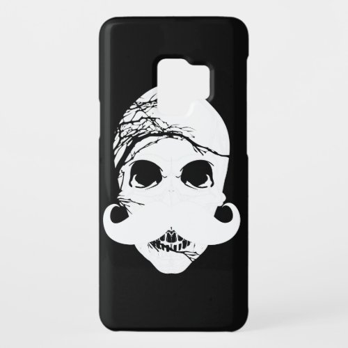 Halloween skull mustache 3 Case_Mate samsung galaxy s9 case