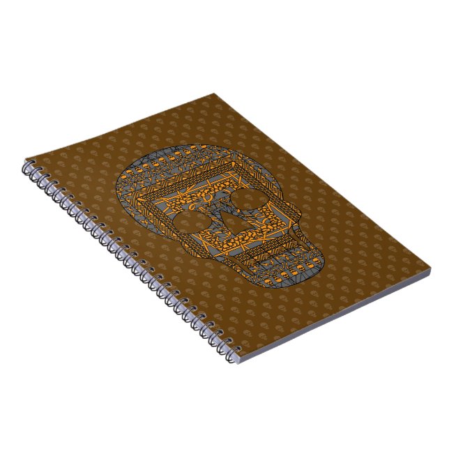 Halloween Skull Notebook (Right Side)