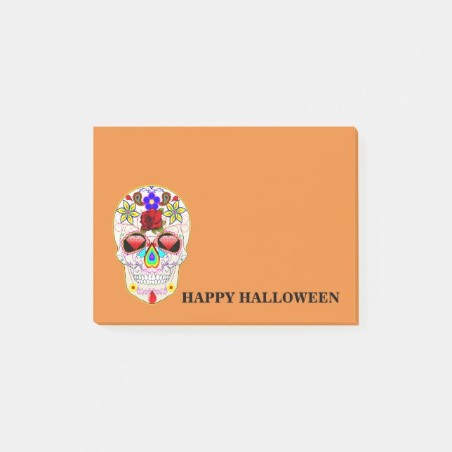 Halloween Skull Notes (Front)
