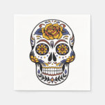 Halloween Skull Paper Napkin