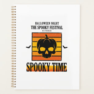 Halloween Skull Scary Funny Vintage Quote_1 Planner