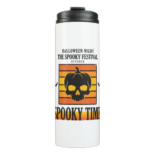 Halloween Skull Scary Funny Vintage Quote_1 Thermal Tumbler