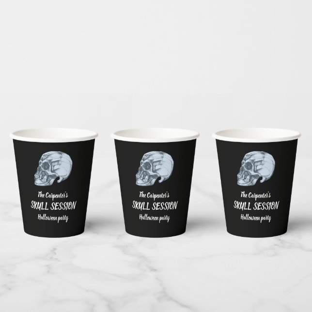 Halloween Skull Session Paper Cups (Multi)