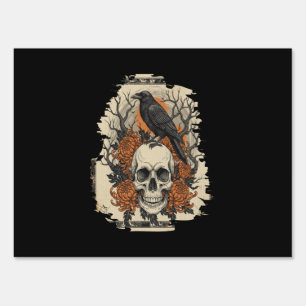 Halloween Skull Sign