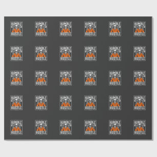 Halloween Skull Stay Humble Hustle Hard Wrapping Paper