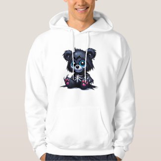 Halloween Skull Teddy Bears Hoodie