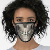 Halloween Skull Teeth Face Mask (Worn Her)