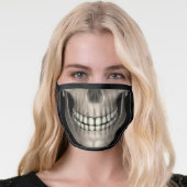 Halloween Skull Teeth Face Mask (Worn Her)