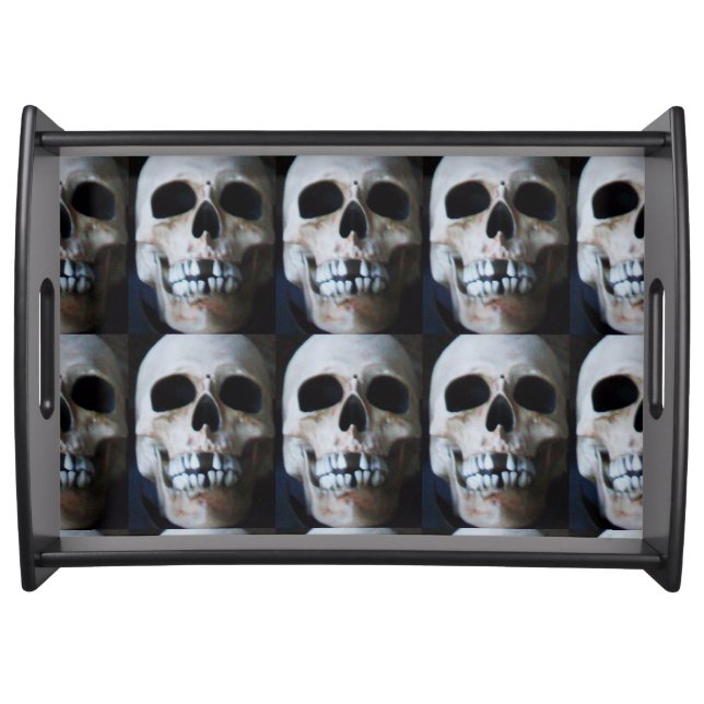 HALLOWEEN SKULL tray (Front)