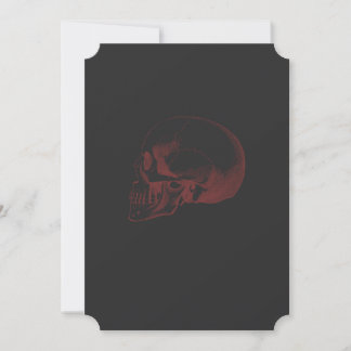 Halloween Skull Wedding Invitation