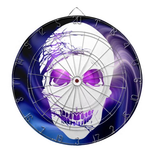 Halloween Skull with magic light 2 Dartboard