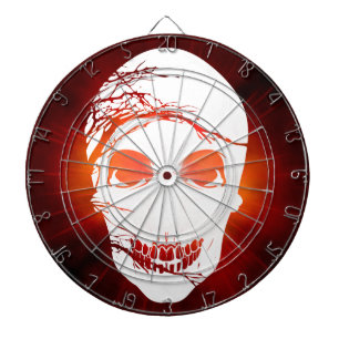 Halloween Skull with magic red light Dartboard With Darts