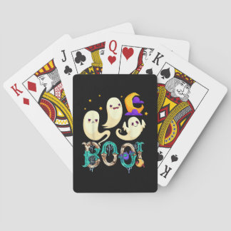 Halloween Skulls Cute Spooky Skeletons  11 Poker Cards