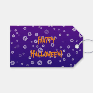 Halloween Skulls Gift Tags