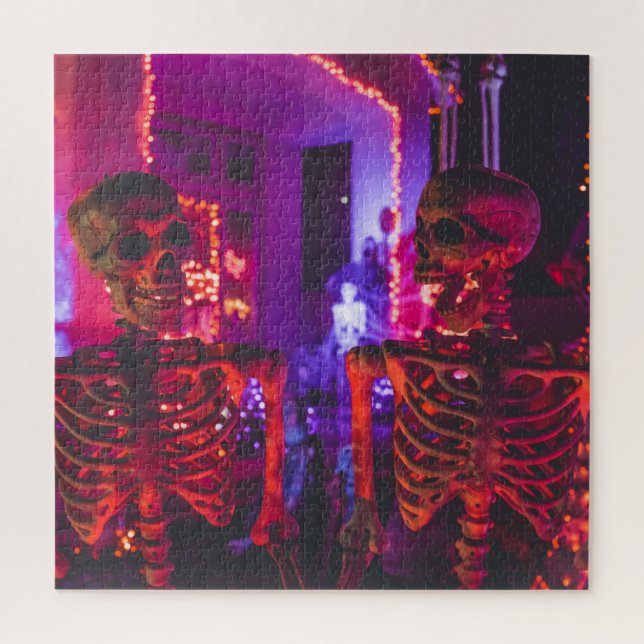 Halloween Skulls Horror Jigsaw Puzzle (Vertical)