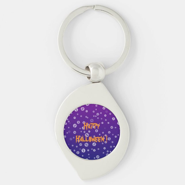 Halloween Skulls Keychain (Front)