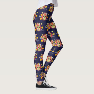 Halloween Skulls Leggings