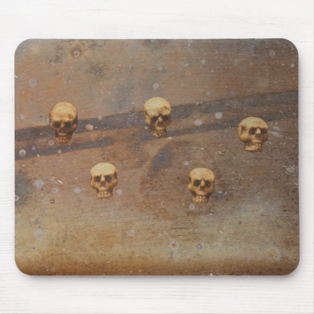 Halloween Skulls Mousepad (Front)