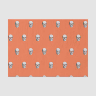 Halloween skulls tissue paper gift bag stuffer