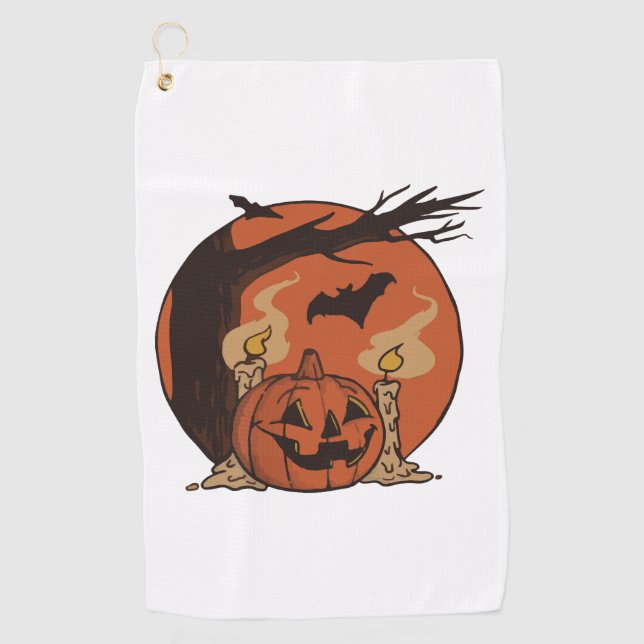 halloween sleep golf towel (Front)