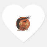 halloween sleep heart sticker