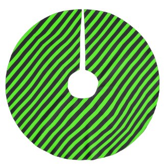 Halloween Slime Green and Black Stripe