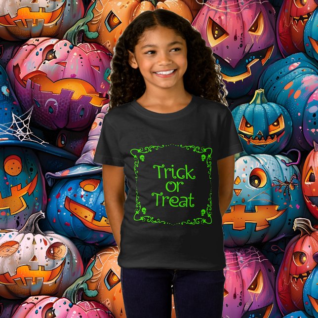 Halloween Slime Green Trick or Treat T-Shirt (Creator Uploaded)