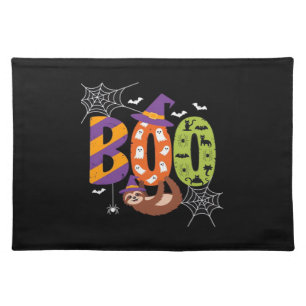 Halloween Sloth Boo Lazy Essential T-Shirt Cloth Placemat