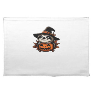 Halloween Sloth Pumpkin Festivity Classic T-Shirt Cloth Placemat
